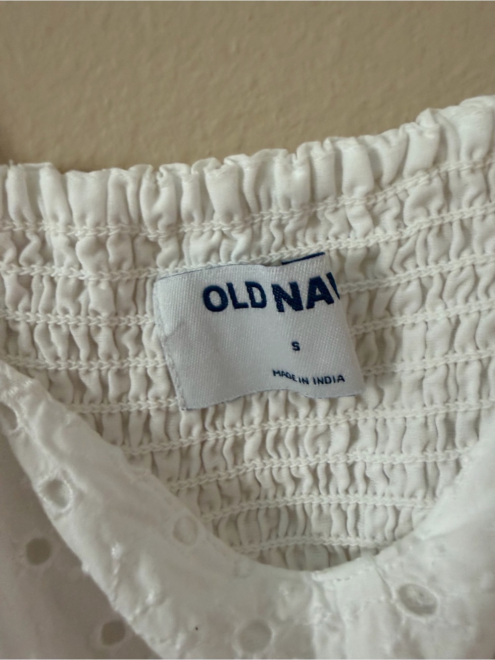 Old Navy White Eyelet Sundress - Picture 3 of 4